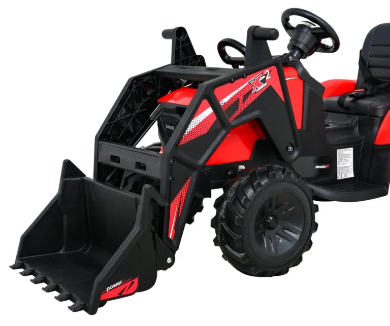 Traktor 720 T S Prikolicom Na Akumulator Crveni 7