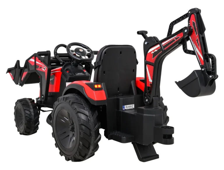 Traktor 720 T S Prikolicom Na Akumulator Crveni 9