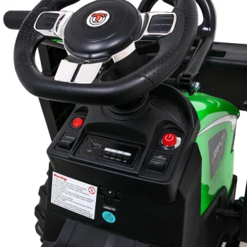 Traktor 720 T S Prikolicom Na Akumulator Zeleni 12