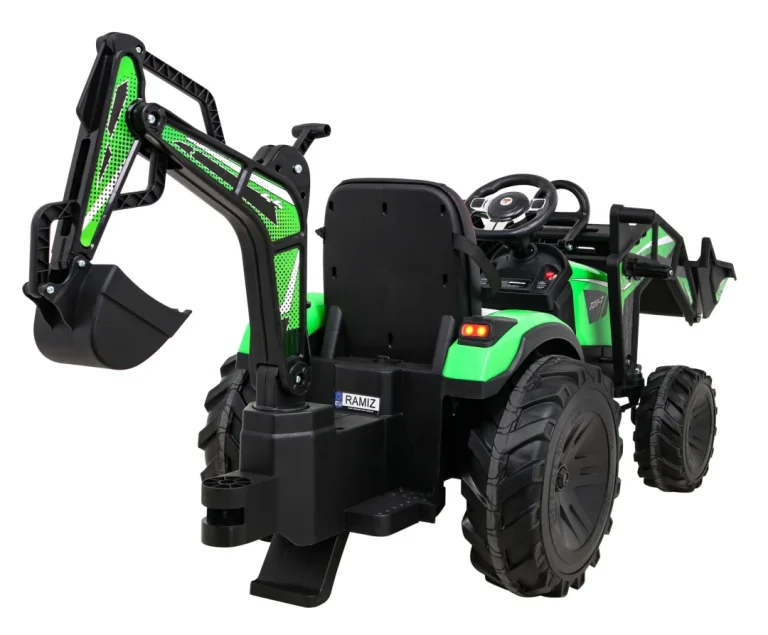 Traktor 720 T S Prikolicom Na Akumulator Zeleni 13
