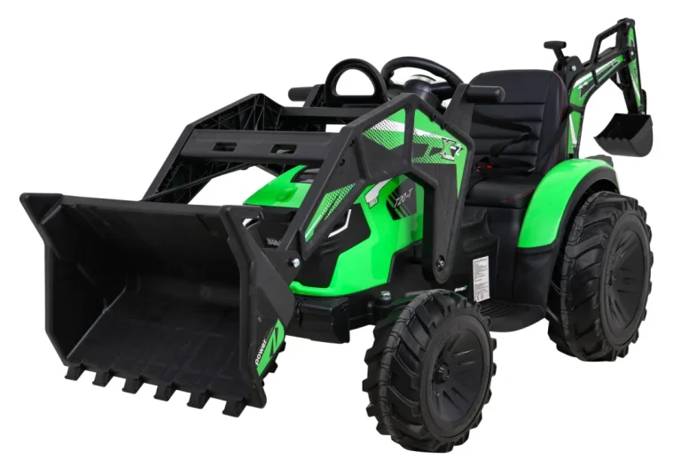 Traktor 720 T S Prikolicom Na Akumulator Zeleni 5