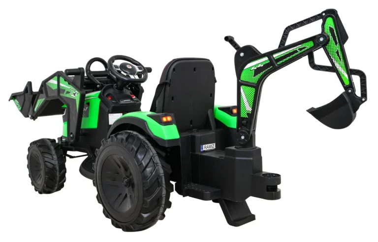 Traktor 720 T S Prikolicom Na Akumulator Zeleni 8