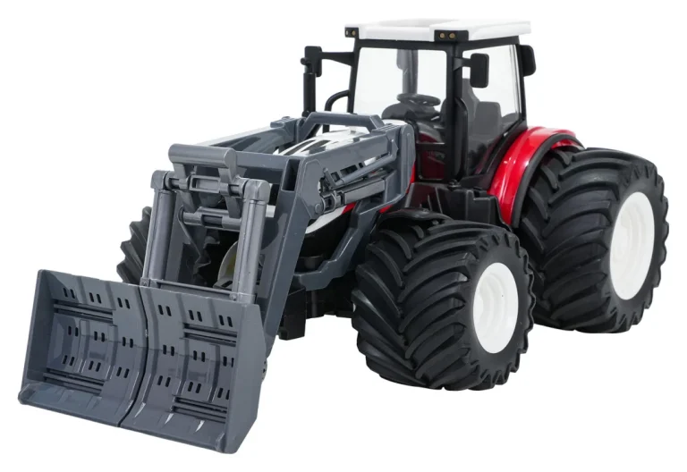 Traktor + Buldožer R/c 1:24 Crveni 3