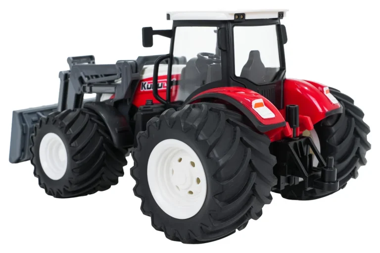 Traktor + Buldožer R/c 1:24 Crveni 4