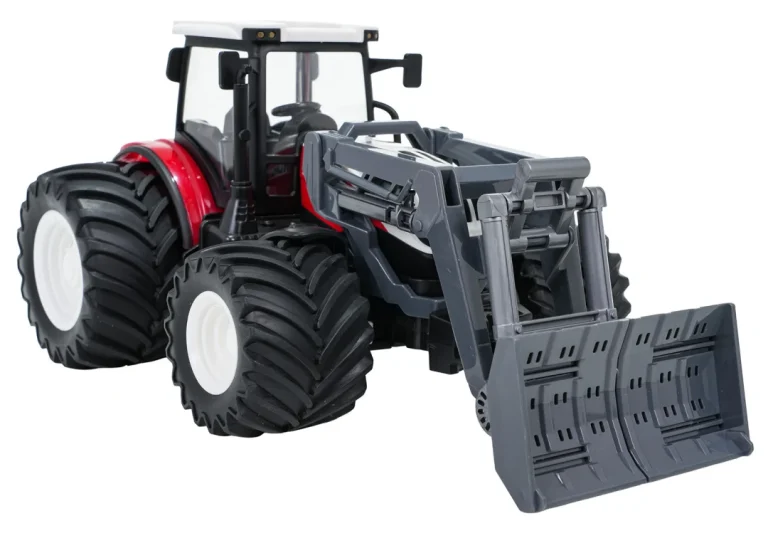 Traktor + Buldožer R/c 1:24 Crveni 6