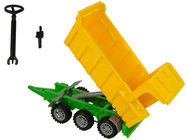 Traktor Crveni Kiper Kamion Žuti Traktor 50 Cm 5