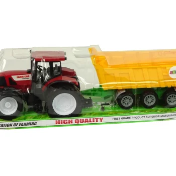 Traktor Crveni Kiper Kamion Žuti Traktor 50 Cm 6