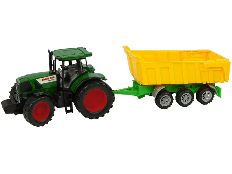 Traktor Crveni Kiper Kamion Žuti Traktor 50 Cm 8