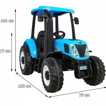 Traktor New Holland T7 Na Akumulator Plavi 3
