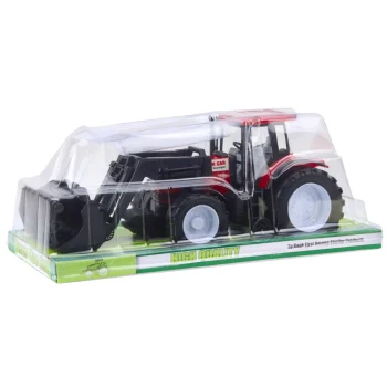 Traktor Poljoprivredno Vozilo Poljoprivrednik S Crvenom Grabilicom 3