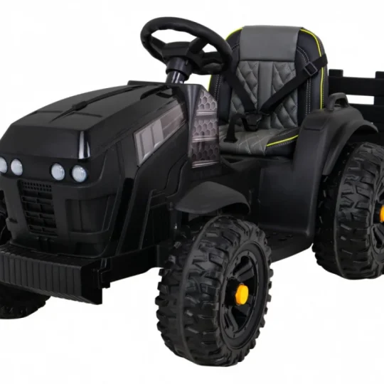 Traktor Titanium S Prikolicom Crni 12v 1