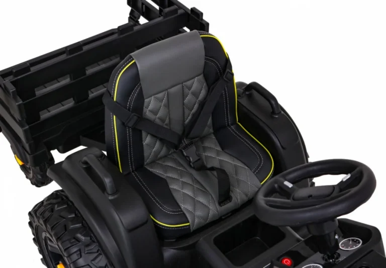 Traktor Titanium S Prikolicom Crni 12v 12
