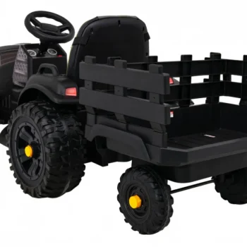 Traktor Titanium S Prikolicom Crni 12v 4