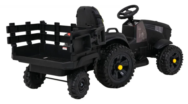 Traktor Titanium S Prikolicom Crni 12v 9