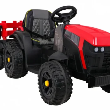 Traktor Titanium S Prikolicom Crveni 12v 10