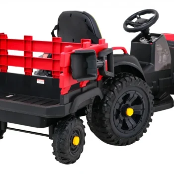 Traktor Titanium S Prikolicom Crveni 12v 9
