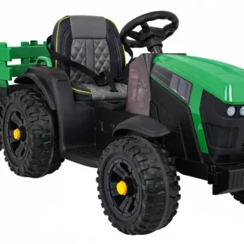 Traktor Titanium S Prikolicom Zeleni 12v 10