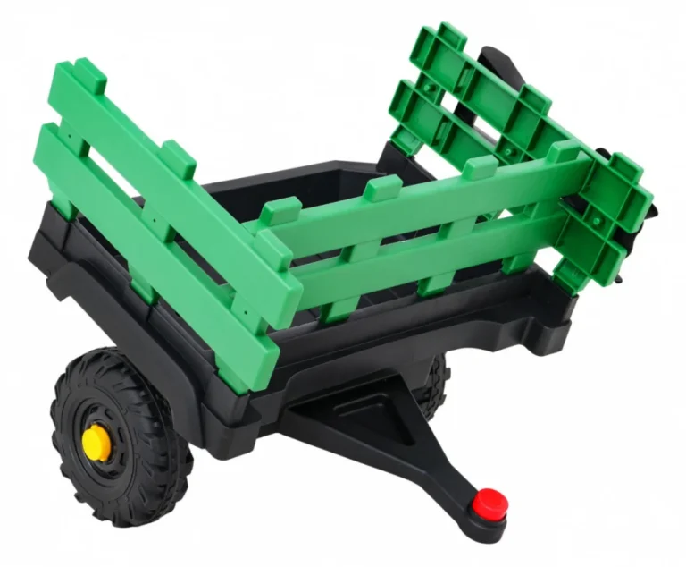 Traktor Titanium S Prikolicom Zeleni 12v 12