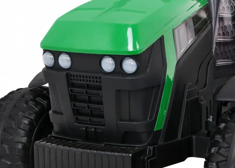 Traktor Titanium S Prikolicom Zeleni 12v 13