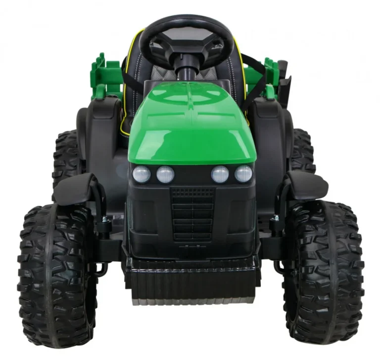 Traktor Titanium S Prikolicom Zeleni 12v 3