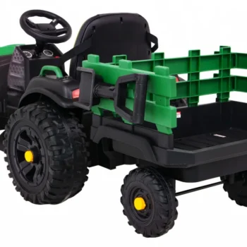 Traktor Titanium S Prikolicom Zeleni 12v 5