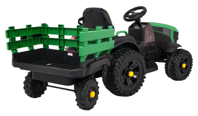 Traktor Titanium S Prikolicom Zeleni 12v 8