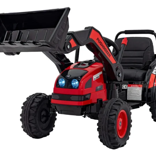Traktor Bager Na Akumulator Crveni 12v 1