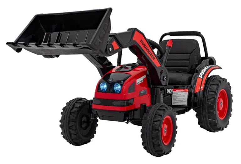 Traktor Bager Na Akumulator Crveni 12v 1