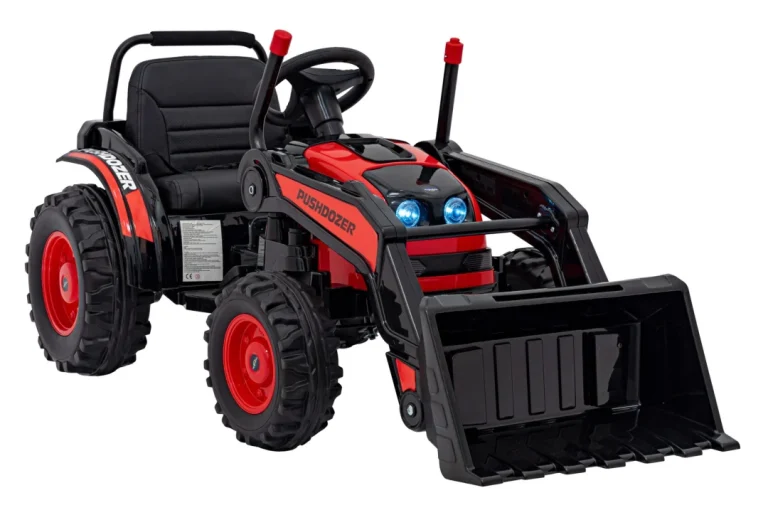 Traktor Bager Na Akumulator Crveni 12v 7