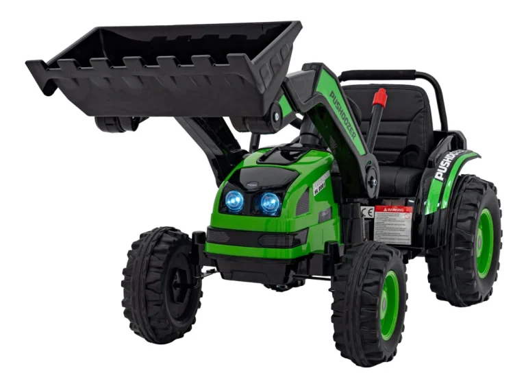 Traktor Bager Na Akumulator Zeleni 12v 1