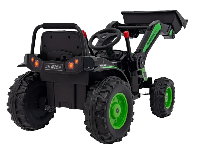 Traktor Bager Na Akumulator Zeleni 12v 11