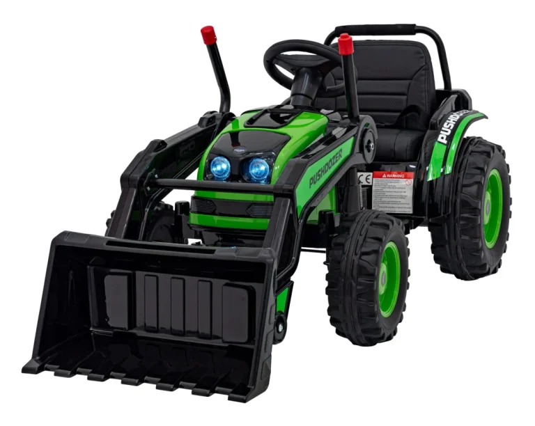 Traktor Bager Na Akumulator Zeleni 12v 7
