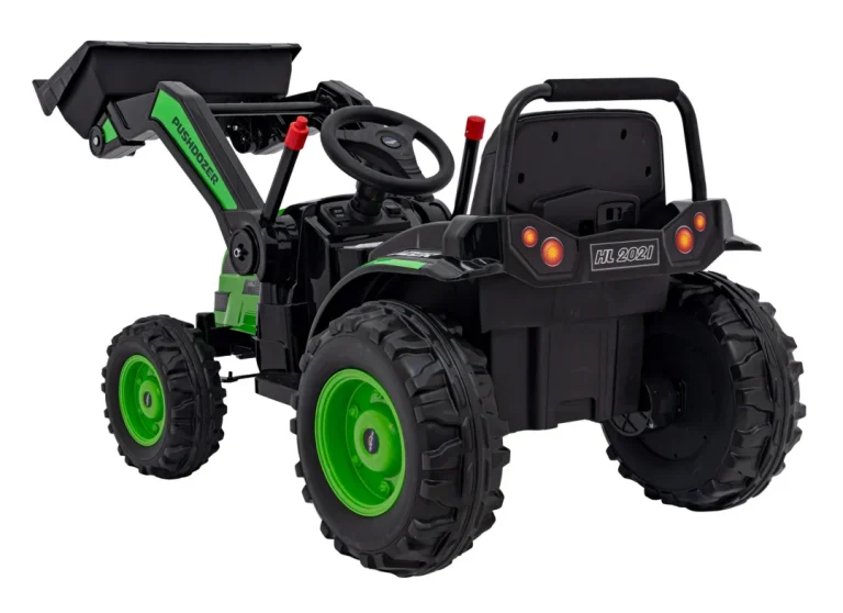 Traktor Bager Na Akumulator Zeleni 12v 9