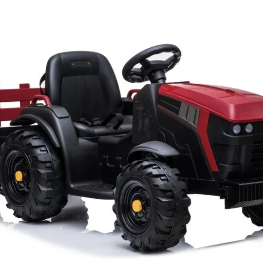 Traktor Na Akumulator S Prikolicom Bdm0925 Crveni Auto Na Akumulator 1