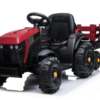 Traktor Na Akumulator S Prikolicom Bdm0925 Crveni Auto Na Akumulator 3