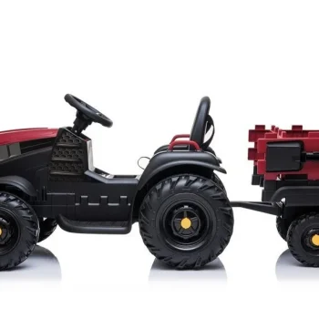 Traktor Na Akumulator S Prikolicom Bdm0925 Crveni Auto Na Akumulator 4