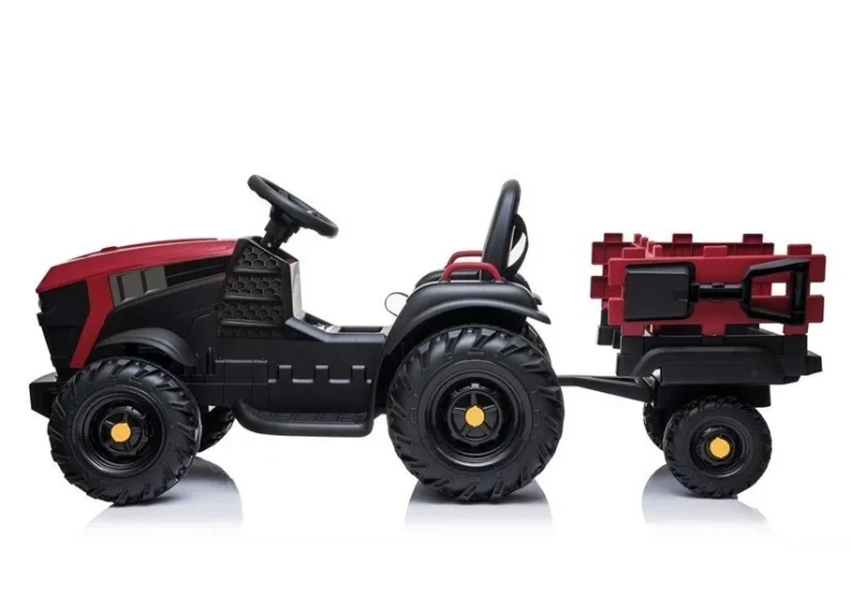 Traktor Na Akumulator S Prikolicom Bdm0925 Crveni Auto Na Akumulator 4