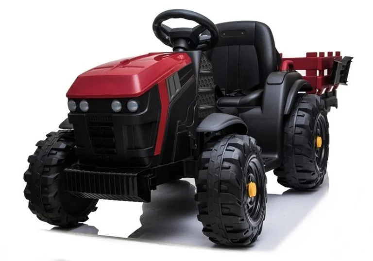 Traktor Na Akumulator S Prikolicom Bdm0925 Crveni Auto Na Akumulator 6
