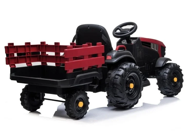 Traktor Na Akumulator S Prikolicom Bdm0925 Crveni Auto Na Akumulator 7
