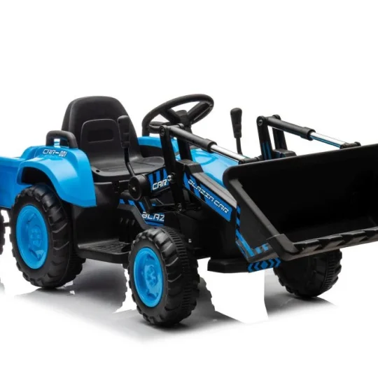 Traktor Na Baterije S Korpom Bw X002a Plava Auto Na Akumulator 1