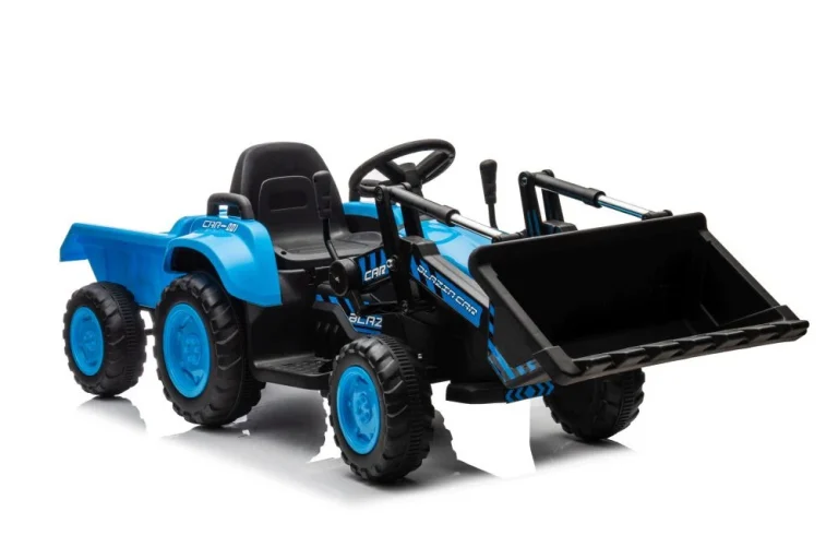 Traktor Na Baterije S Korpom Bw X002a Plava Auto Na Akumulator 1