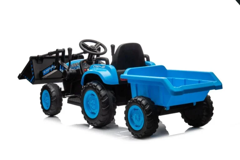 Traktor Na Baterije S Korpom Bw X002a Plava Auto Na Akumulator 4
