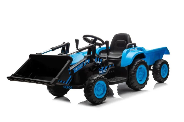 Traktor Na Baterije S Korpom Bw X002a Plava Auto Na Akumulator 6