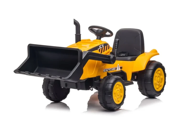 Traktor Na Baterije S Prikolicom S617 žuti Auto Na Akumulator 10