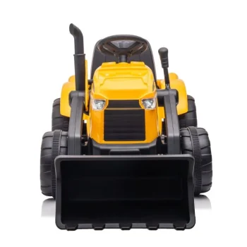 Traktor Na Baterije S Prikolicom S617 žuti Auto Na Akumulator 5