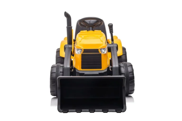 Traktor Na Baterije S Prikolicom S617 žuti Auto Na Akumulator 5