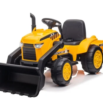 Traktor Na Baterije S Prikolicom S617 žuti Auto Na Akumulator 6