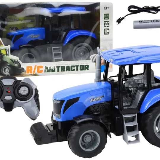 Traktor Na Daljinsko Upravljanje Rc 2.4g Zvuči Plavo 1