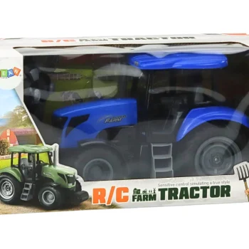 Traktor Na Daljinsko Upravljanje Rc 2.4g Zvuči Plavo 4