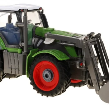 Traktor S Bagerom I Prikolicom Za Djecu 3+ Daljinski Upravljano + Pokretni Dijelovi Zelena I Crvena 4